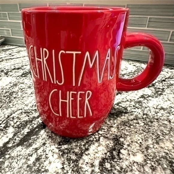 Rae Dunn “Christmas Cheer” Red Mug Holiday Coffee Cup Christmas Decor - Picture 2 of 4